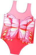 Excellent Dětské plavky s plováky vel. 104 - Růžový motýl - Kids’ Swimwear