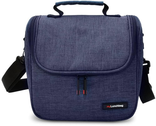 IRIS Barcelona Obědová termotaška LunchBag – modrý melír - Thermal Bag - Main image
