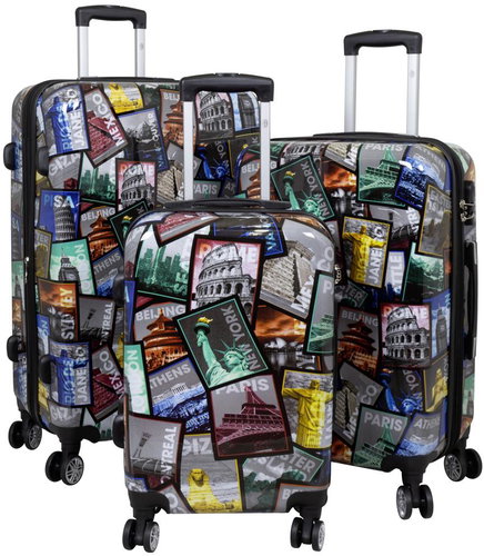 Monopol City suitcase set 3 pcs - Case Set - Main image