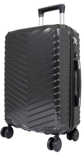 Monopol Medium suitcase 66 cm Meran Black - Suitcase - Main image