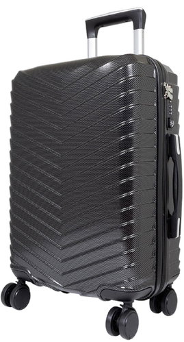 Monopoly Large suitcase 76 cm Meran Black - Suitcase - Main image
