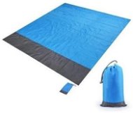 Leventi Magická podložka na pláž 210 × 200 cm, modrá - Plážové lehátko