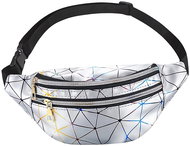 APT BQ58A Kidney bag with adjustable belt 86 - 112 cm silver - Bum Bag