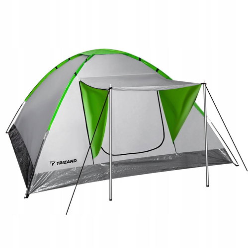 Trizand 23481 Montana tent for 4 persons, green-grey - Tent - Main image