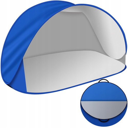 Trizand 23477 Self-folding beach tent, 150 × 100 × 80 cm, blue - Beach Tent - Main image