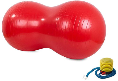 Verk 14285 Gymnastic ball 45 × 90 cm with pump red - Gym Ball - Main image