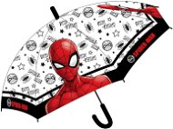 Marvel Dětský automatický deštník bílý 74 cm - Spiderman - Children's Umbrella
