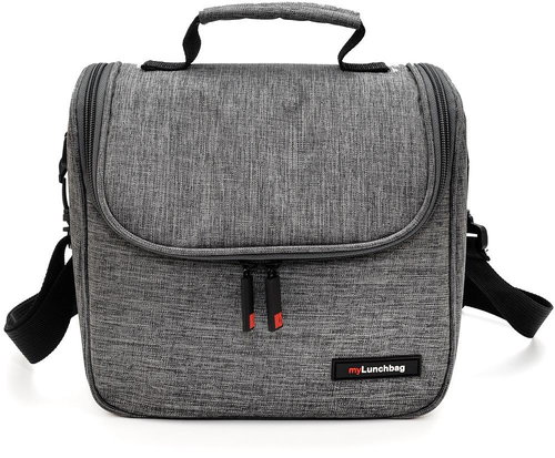 IRIS Barcelona Obědová termotaška LunchBag - šedý melír - Thermal Bag - Main image