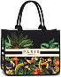 Fabrizio Beach Bag Paris Black/Multicoloured - Shoulder Bag