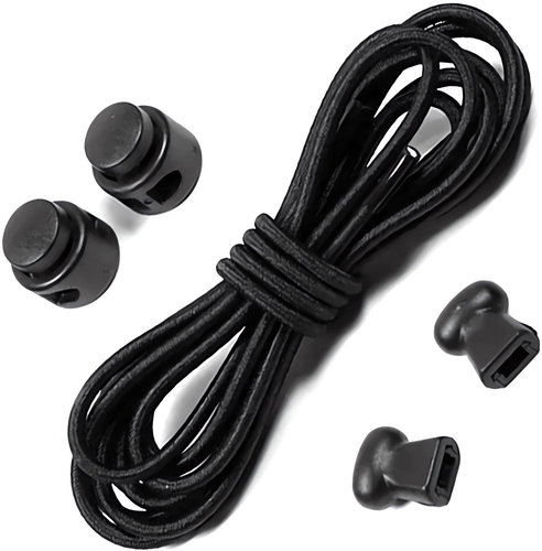 Aptel APT AG842 Elastické tkaničky do bot bez zavazování černé - Shoe Laces - Main image