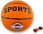 GGV Basketbalová lopta 24,6 cm + sieťka + ihla - Basketbalová lopta