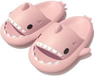 AFF Shark slippers, pink - Slippers