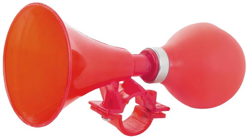 Verk 14090 Bicycle horn 15 cm, red - Bicycle Horn - Main image