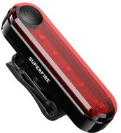 Superfire BTL01 světlo na kolo 230 mAh, černé/červené - Bike Light