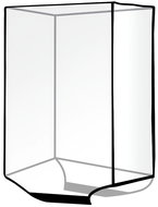 Trizand 23922 Obal na cestovní kufr L, 67 × 52 × 33 cm, transparentní - Obal na kufr