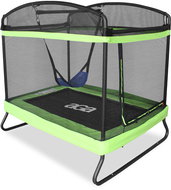 Aga Rectangular trampoline 122 × 183 cm, light green - Trampoline