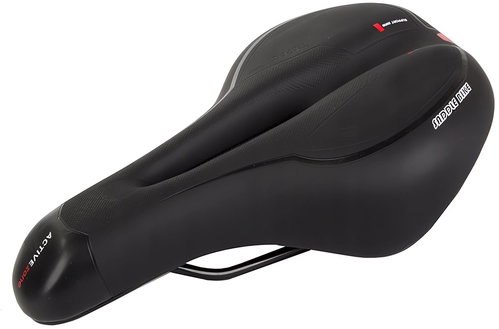 Verk 14506 Sport gel bicycle saddle black - Saddle - Main image