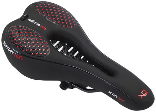 Verk 14507 Sport gel bicycle saddle black - Saddle - Main image