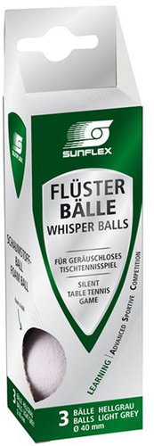 Sunflex Silent Balls 3 pcs - Table Tennis Balls - Main image