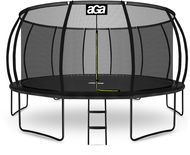 Aga Sport Exclusive trampolína 500 cm černá + ochranná síť + žebřík - Trampolína