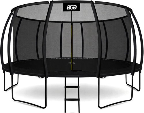 Aga SPORT EXCLUSIVE Trampoline 500 cm black + protective net + ladder - Trampoline - Main image