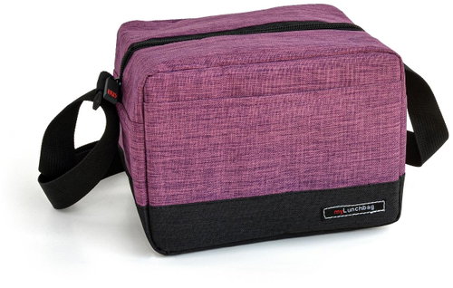 IRIS Barcelona Obědová termotaška 3,5 l se skleněnou dózou - fialový melír - Thermal Bag - Main image
