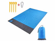 Pronett XJ4329 Magická podložka na pláž 210 × 200 cm modrá - Picnic Blanket