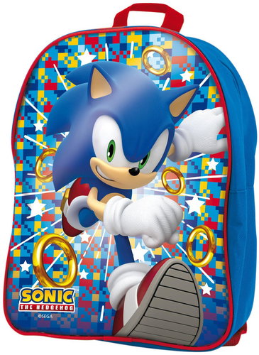 Sonic Backpack and 2 Card Games - Children's Backpack - Main image