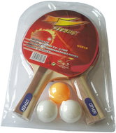 Kubisport Sada 2 PP pálky + míček 2 - star - Table Tennis Set