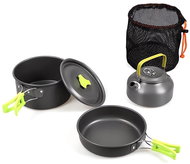 Pronett XJ4445 3-in-1 Camping Cookware Set - Camping Utensils