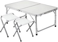 Foxter 1079 ALU folding camping table + 2 × chairs - Camping Table
