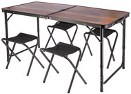 Foxter 2461 Skládací kempingový set pro 4 osoby hnědý - Camping Set