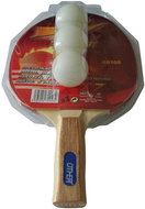 Kubisport Pálka na stolní tenis 2-star s míčky - Table Tennis Set