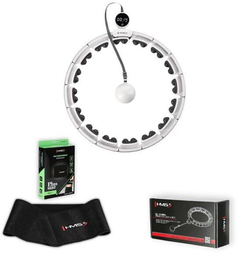 HMS HHM16 Masážní hula hoop se závažím, magnety a počítadlem a zeštíhlujícího pásu Plus size - Hula Hoop - Main image