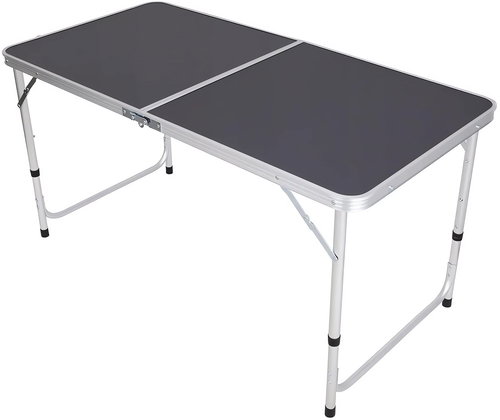 Foxter 2463 Hiking folding table 120 × 60 cm, grey - Camping Table - Main image