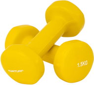 TUNTURI Aerobic Dumbbell 2 × 1,5 kg Vinyl yellow - Dumbell