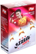 DHS Table tennis balls 3 stars white, 6 pcs - Table Tennis Balls