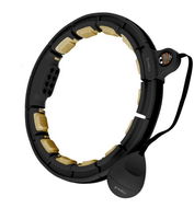HMS Masážny hula hoop HHM13 so závažím, magnetmi a počítadlom čierny - Hula Hoop