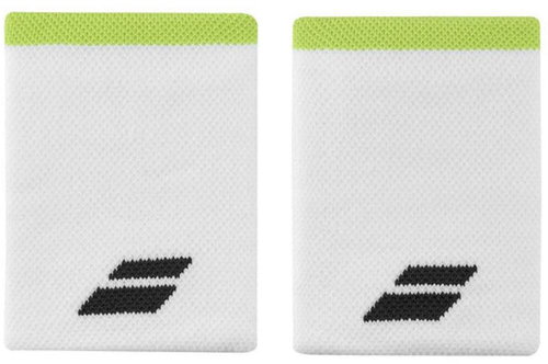 Babolat Logo Jumbo Wristband 2020 Wristbands white - aero - Wristband - Main image