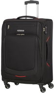 American Tourister Velký kufr 80 cm Summer Session černý / oranžový - Cestovní kufr