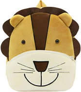 Excellent Suede Backpack Brown Lion - Small Backpack