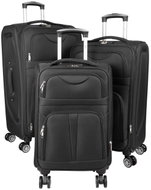 Monopol Cadiz Black 3-set suitcase set - Case Set