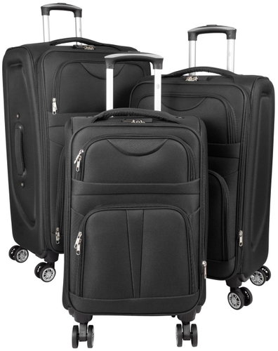 Monopol Cadiz Black 3-set suitcase set - Case Set - Main image