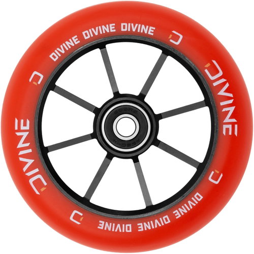 Divine Spoked wheel 110 mm red - Scooter Wheels - Main image
