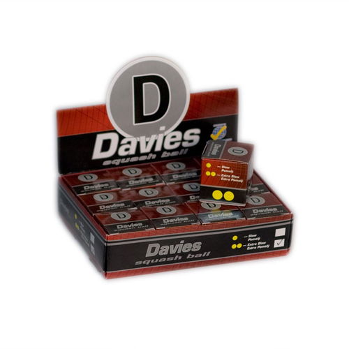 Davies Squashový míč 12 ks - Squashový míč - Hlavní obrázek