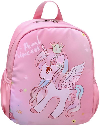 Unicorn Girls Backpack Pink - Pearl Unicorn - Small Backpack - Main image