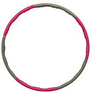 Rucanor Hula hoop weight obruč, čierna/ružová - Hula Hoop