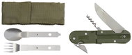 MFH Multifunctional cutlery set 3 pieces with case - Multitool 