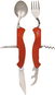 Fox Outdoor Multifunkční příbor 6v1 červený - Multitool