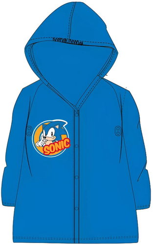 Sega Boys cape size 128/134 - Sonic the Hedgehog/Let's roll - Raincoat - Main image